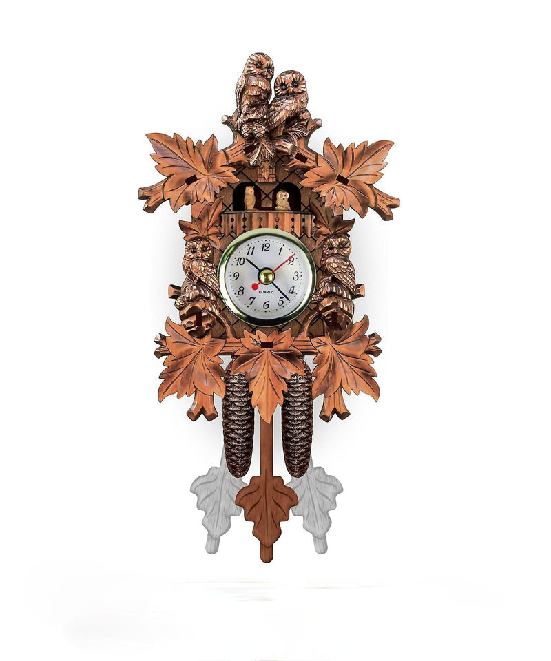 Forest Charm Cuckoo Clock with Owls – Traditional and Decorative