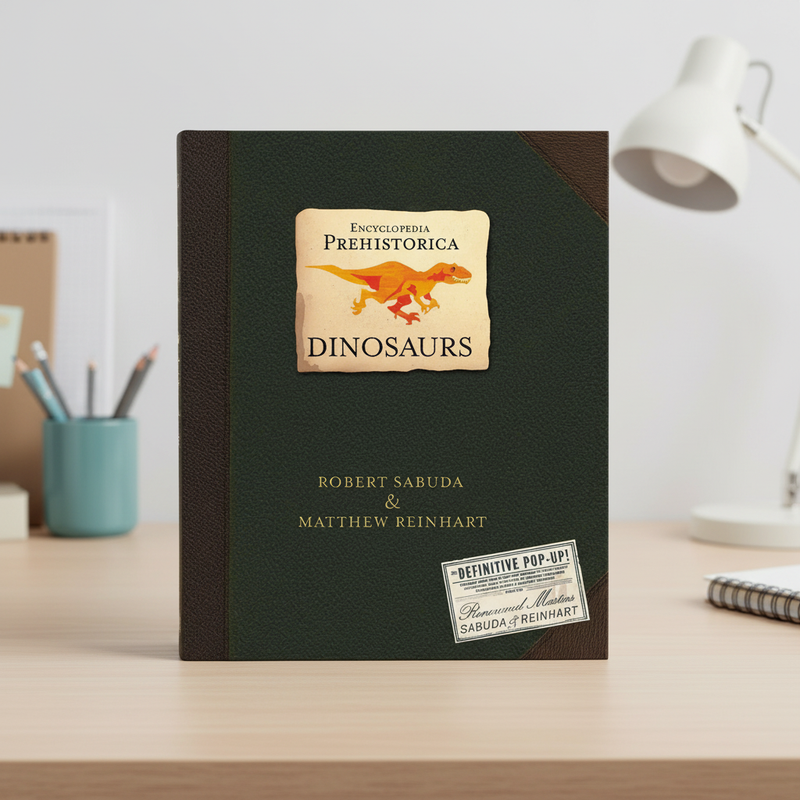 3D Pop-Up Dinosaurs Book with Interactive Pages for Children Edu