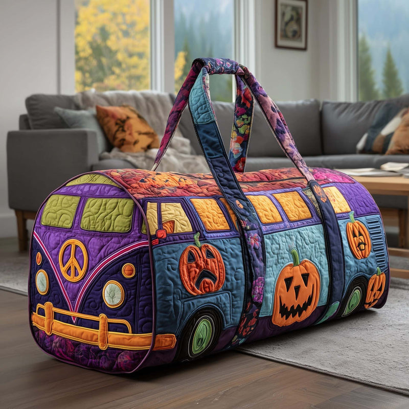 Colourful Boho Patchwork Travel Duffel Bag