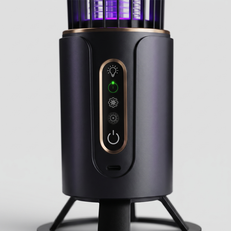 Rechargeable UV Insect Zapper Lamp for Indoor & Outdoor Use