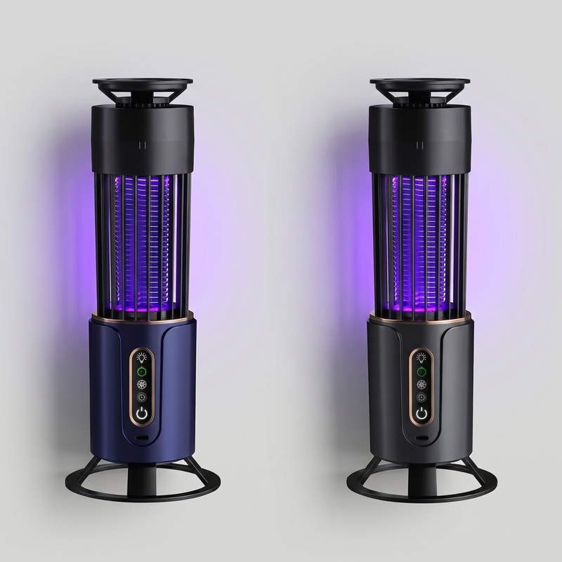 Rechargeable UV Insect Zapper Lamp for Indoor & Outdoor Use