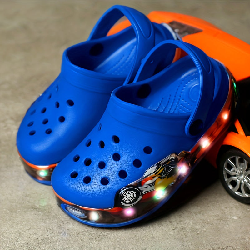Glow-in-the-Dark Kids’ Clogs – Breathable and Anti-Slip Shoes
