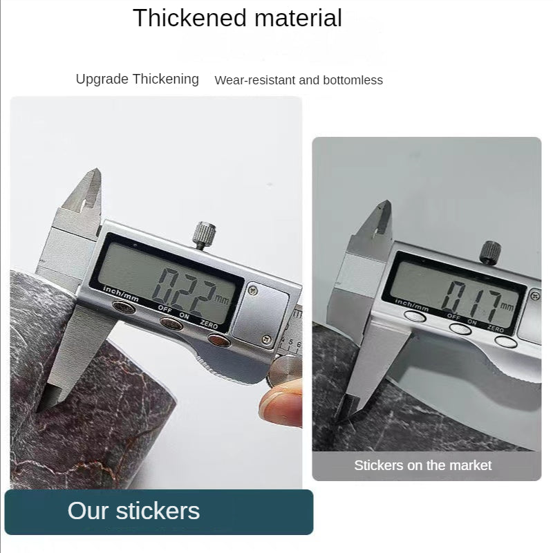 Self-Adhesive Marble Effect Vinyl Wallpaper for Kitchen and Bathroom