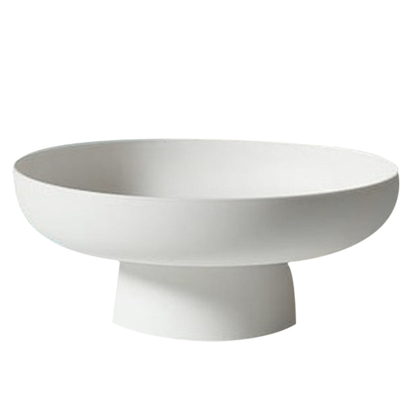 Modern Oval Fruit Bowl with Drainage – Minimalist and Functional Design