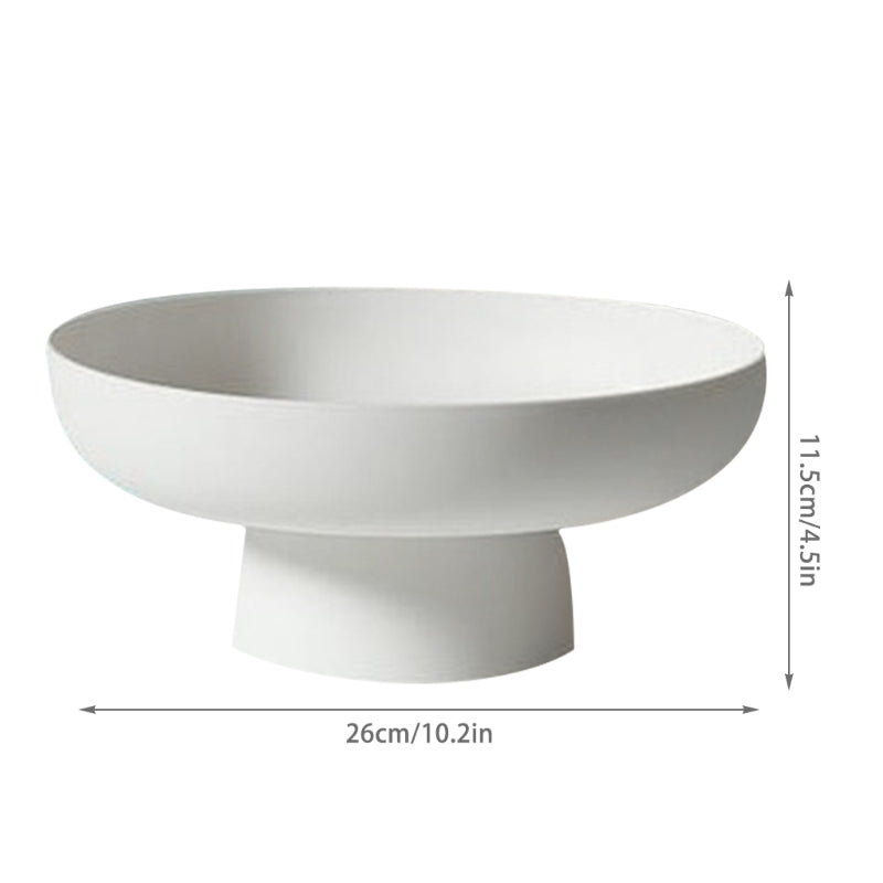 Modern Oval Fruit Bowl with Drainage – Minimalist and Functional Design