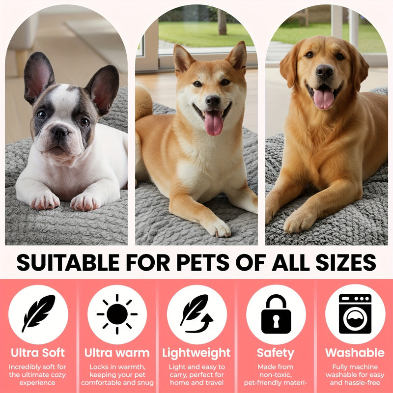 Comfortable Dog Cushion for Dogs with Soft Filling and Padded Sleeping Surface