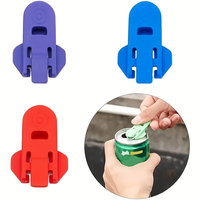 Compact Can Opener Tool for Beverage Cans with Ergonomic Grip