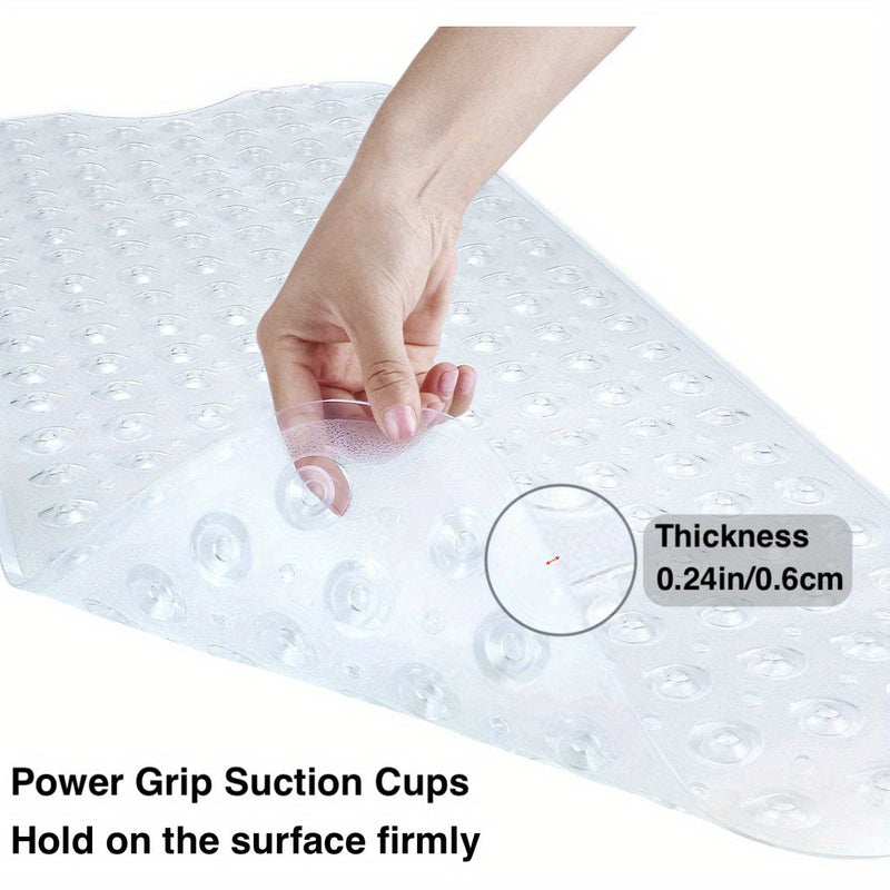 Extra Long Non-Slip Bath Mat - For a Safe Bathing Experience