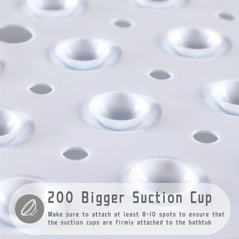 Extra Long Non-Slip Bath Mat - For a Safe Bathing Experience