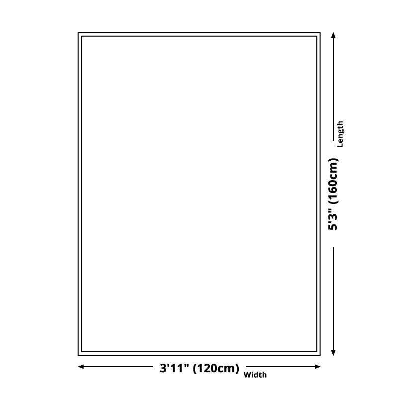 Children's Animal Space Adventure Rectangular Bedroom Rug