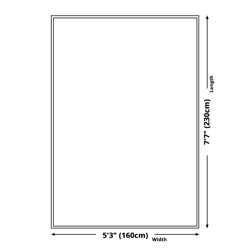 Children's Animal Space Adventure Rectangular Bedroom Rug