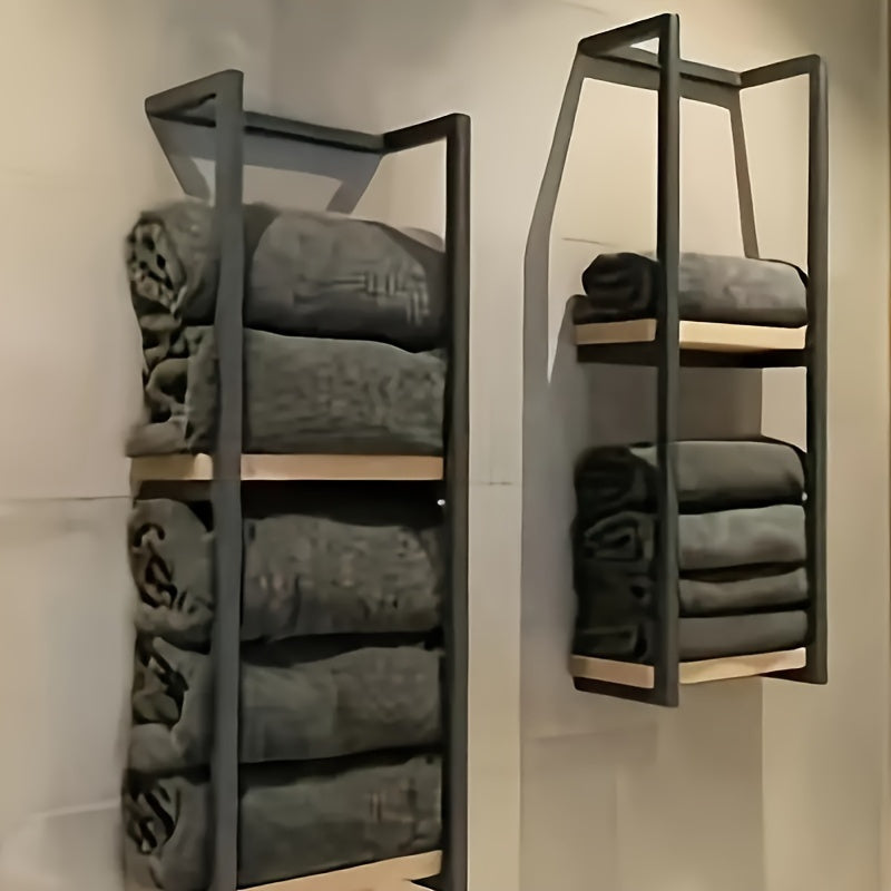 Space-Saving Towel Rack - For a Tidy Bathroom