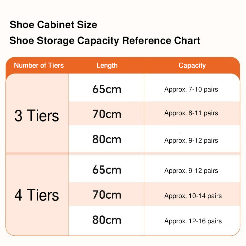 Slim Steel Shoe Cabinet with Flip-Drawer Storage