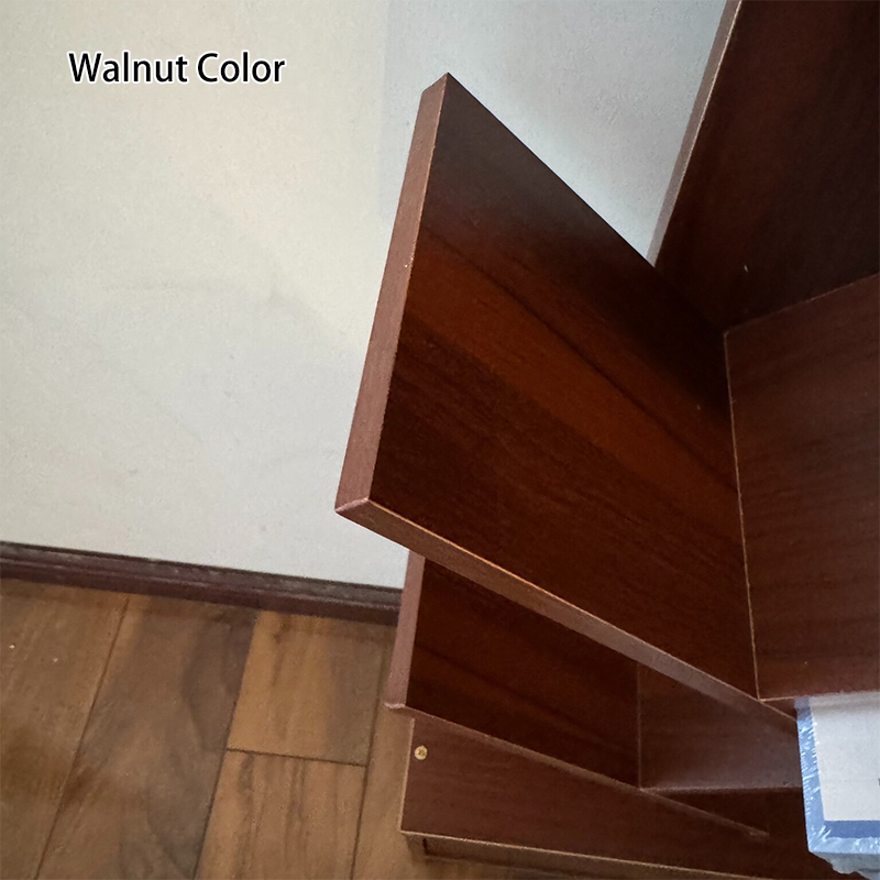 Tree-Style Engineered Wood Bookshelf for Home and Office Storage