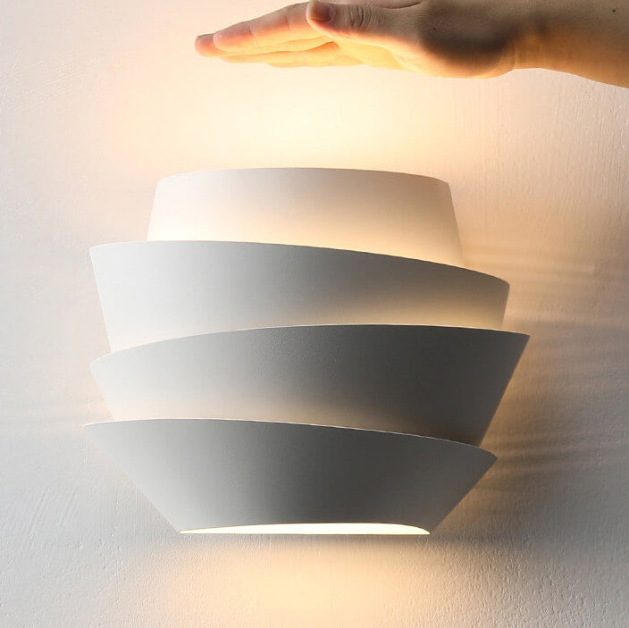 Scandinavian Wall Lamp with Double Light Points made of Iron