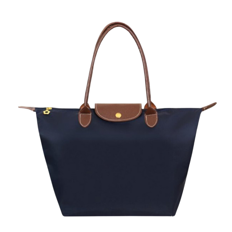Luxury Leather Tote Bag for Women – Large Shoulder Bag with Zipper
