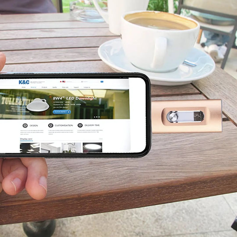 3 in 1 USB Stick with Fast Transfer and Wide Compatibility
