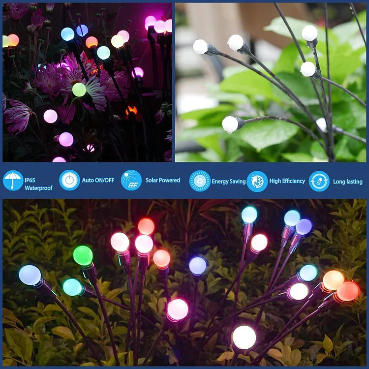 Solar Swaying Firefly Garden Lights