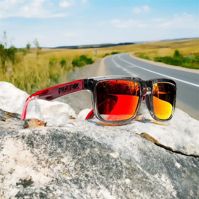 Polarised Square Sunglasses with UV400 Protection