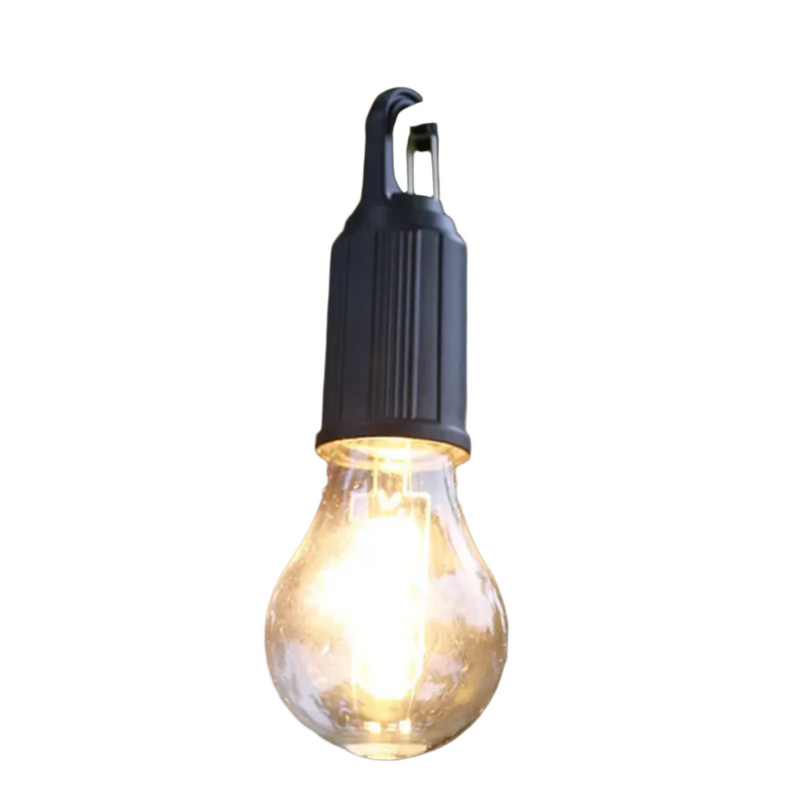 USB-Rechargeable Hanging LED Bulb for Camping and Emergency Use