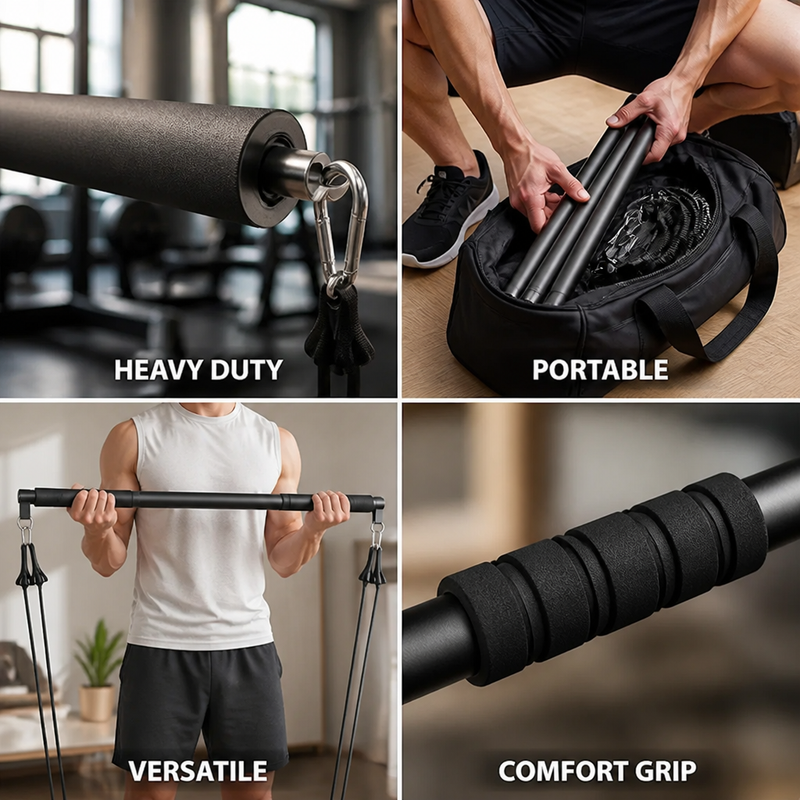 Portable Resistance Training Bar