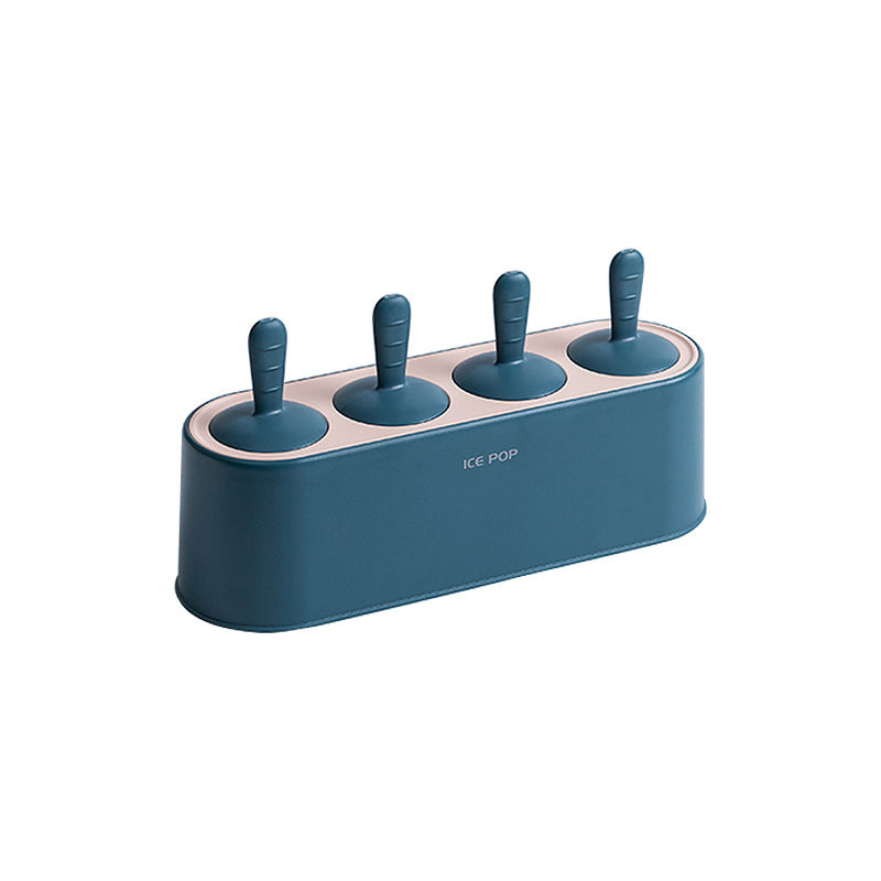 Silicone Ice Pop Mould with Four Reusable Sticks