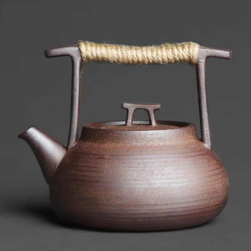 Ceramic Teapot with Warmer for Relaxing Tea Moments at Home