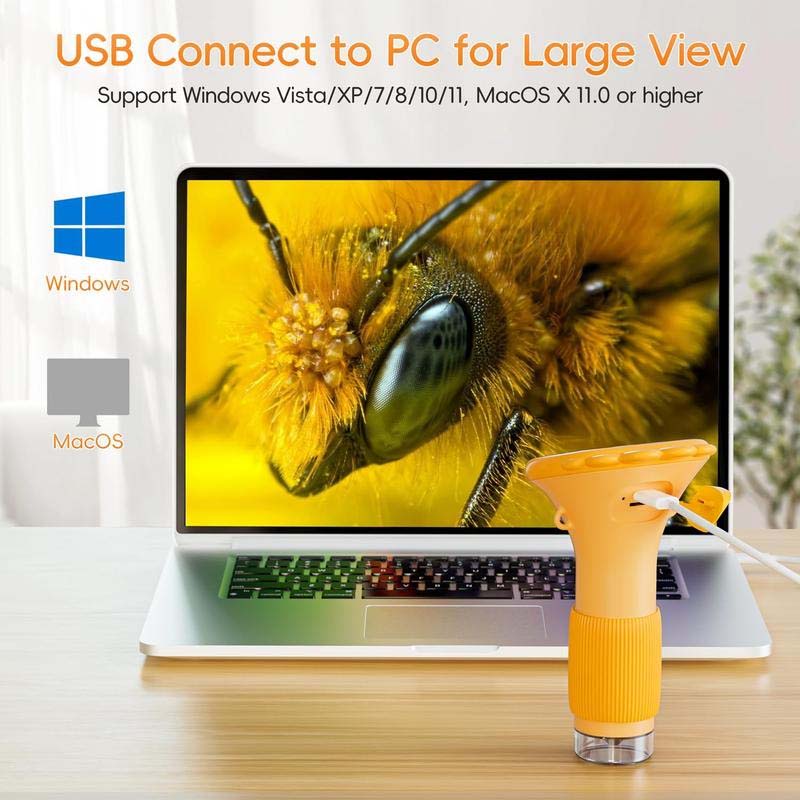 1000X Digital Educational Microscope with IPS Display