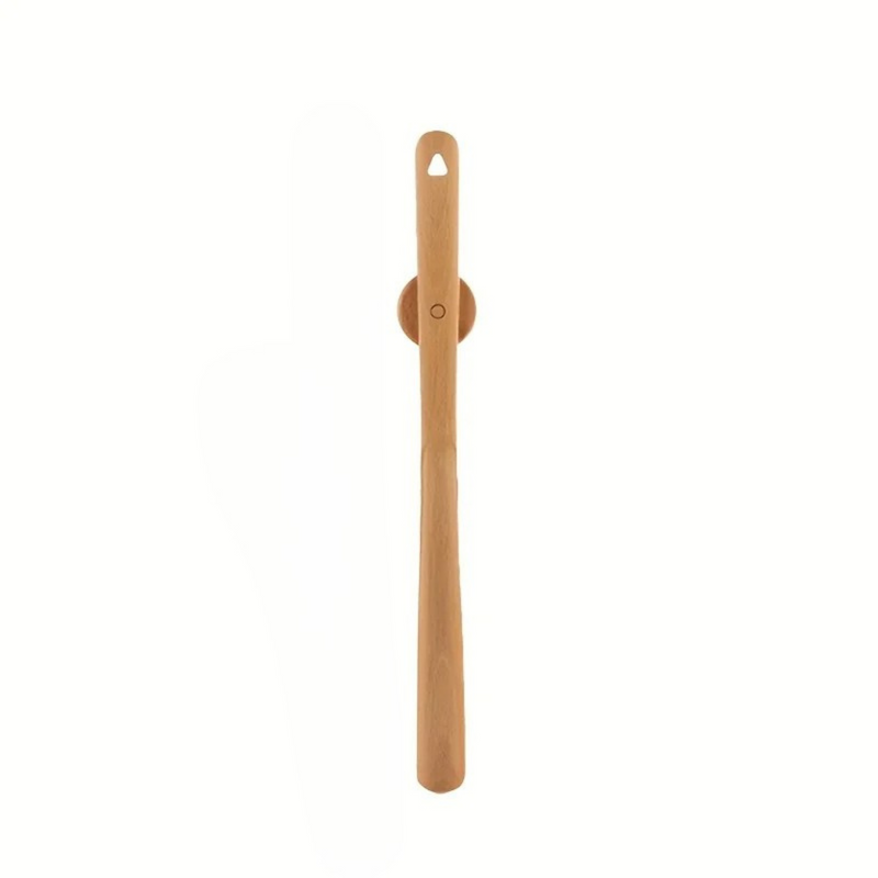 Minimalist Wooden Shoe Horn with Wall Mount