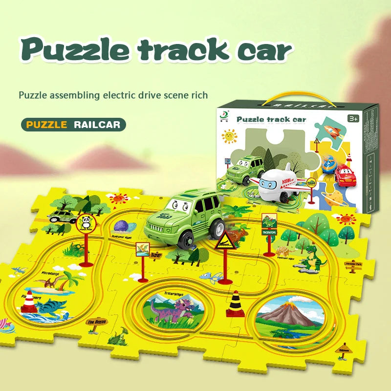 DIY Educational Electric Car Track Set