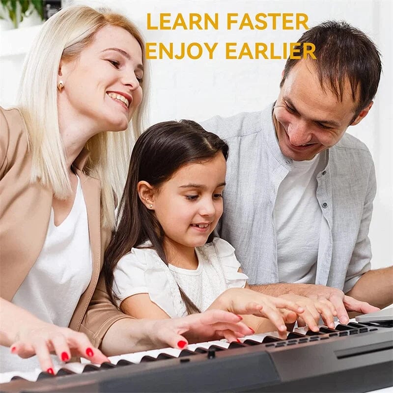 Removable Piano Keyboard Note Labels for 88-Key Pianos