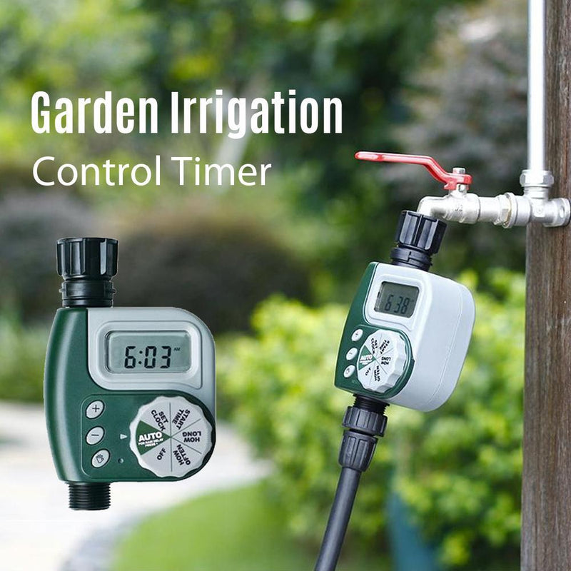 Digital Garden Watering Timer with Programmable Irrigation Control