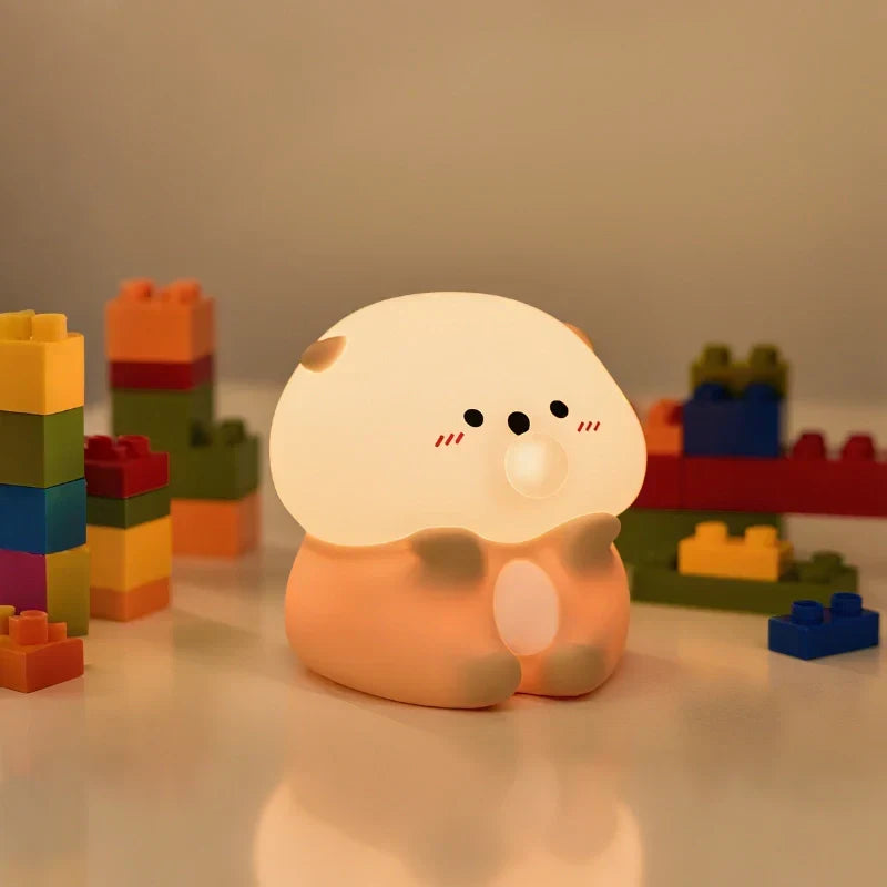 Rechargeable Animal LED Night Light with Tap Control