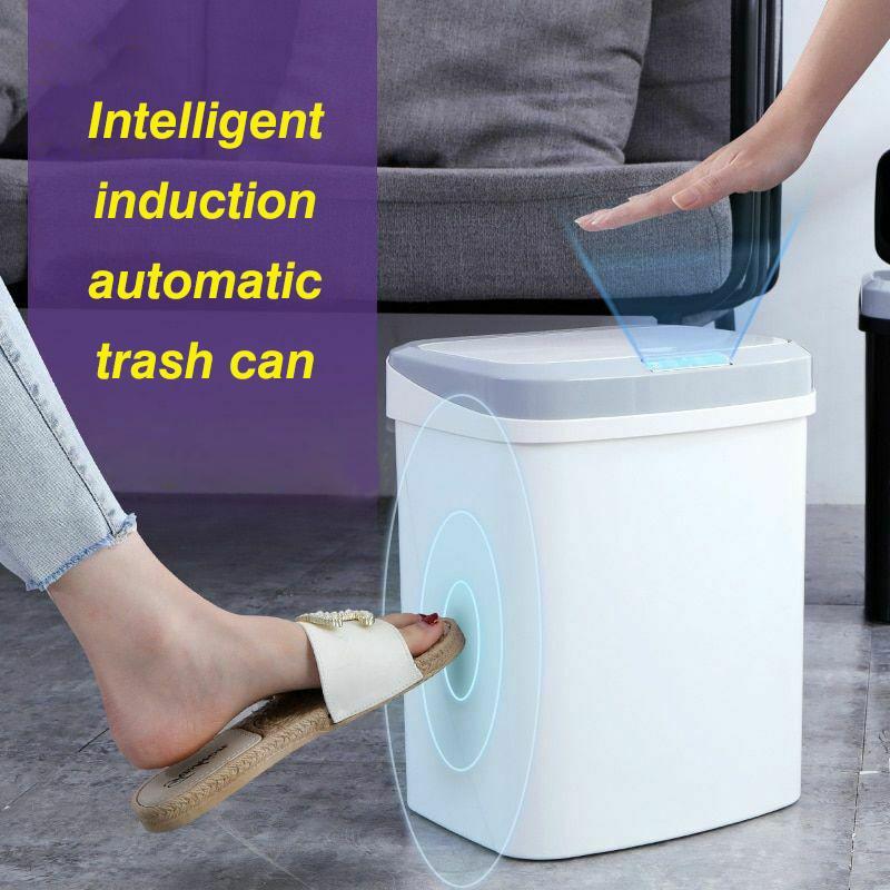 15L Automatic Sensor Bin with Touch-Free Lid