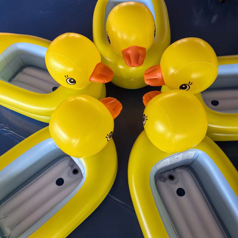Inflatable Duck Shaped Swimming Ring for Dogs for Safe Water Fun