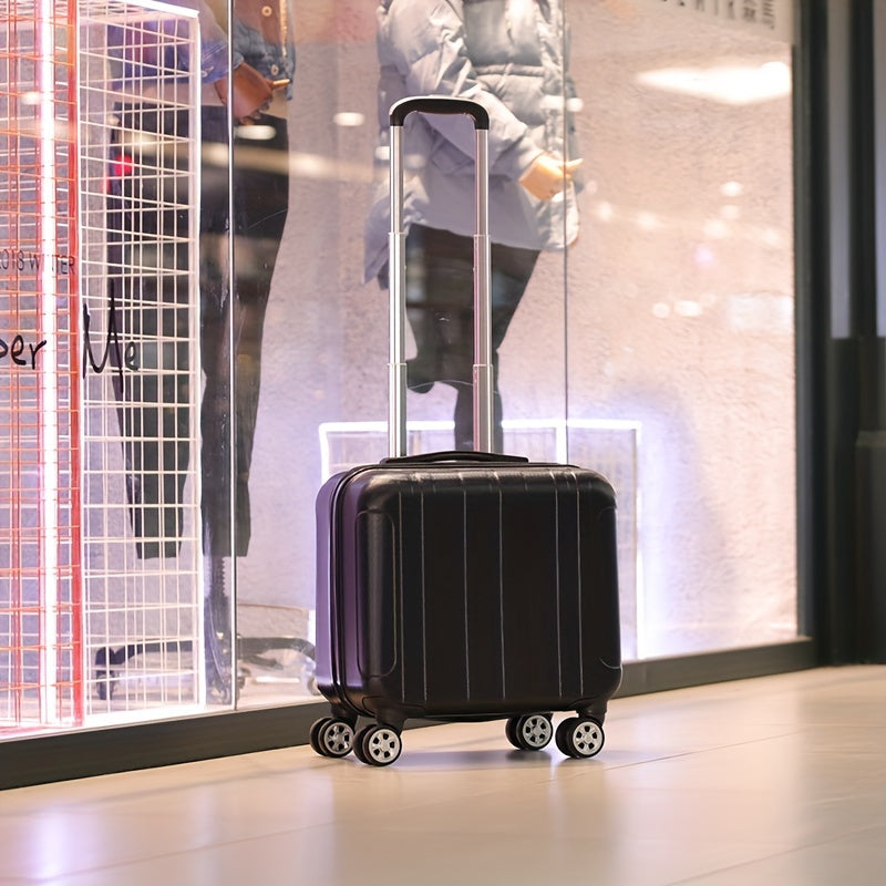 Stylish 18-Inch Suitcase – Airline Cabin Suitcase with Silent Spinner Wheels and Sturdy Construction