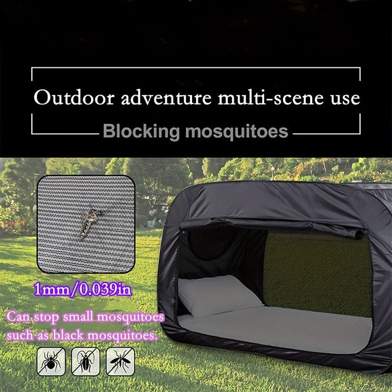 CozyNest Folding Tent Bed – Protection and Rest Within Reach