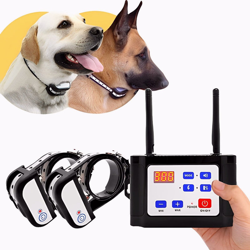 Wireless Dog Training System with Virtual Fence and Training Collar
