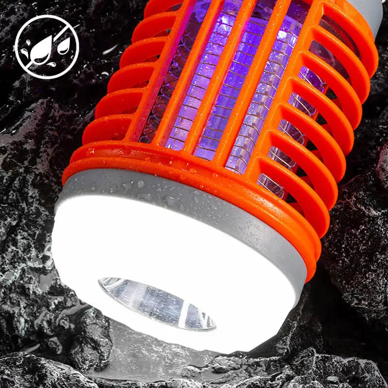 Solar Rechargeable UV Mosquito Killer Lamp with LED Light