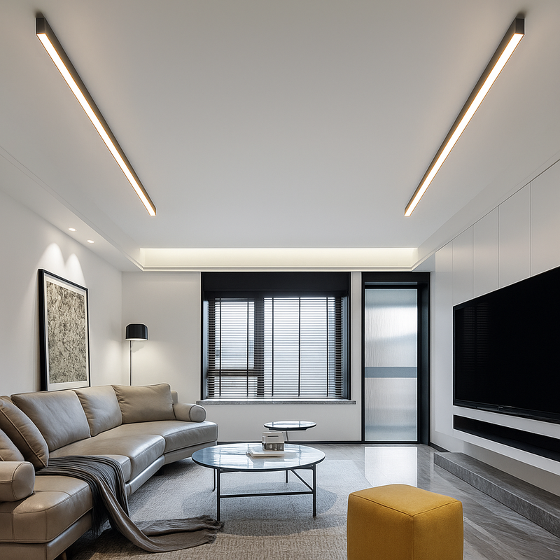 Scandinavian LED Ceiling Light with Integrated Modern Illumination