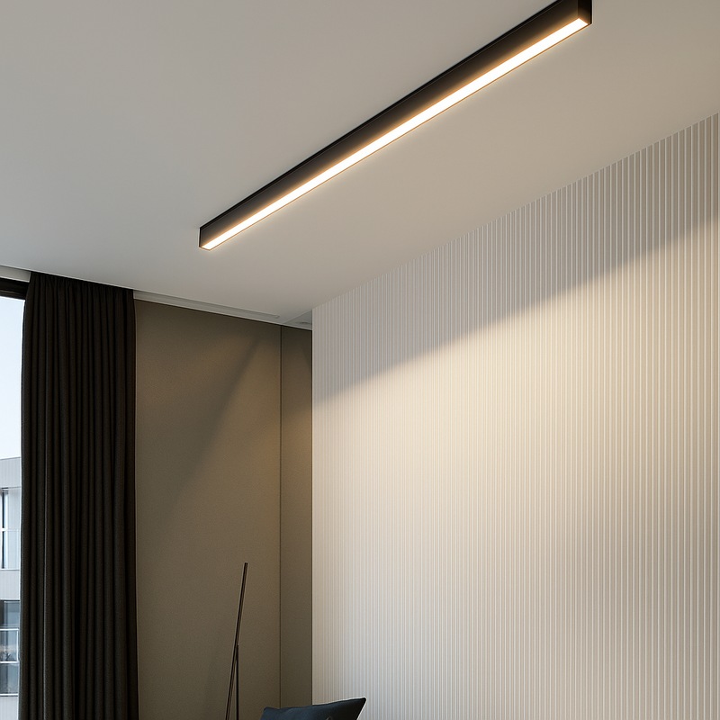 Scandinavian LED Ceiling Light with Integrated Modern Illumination