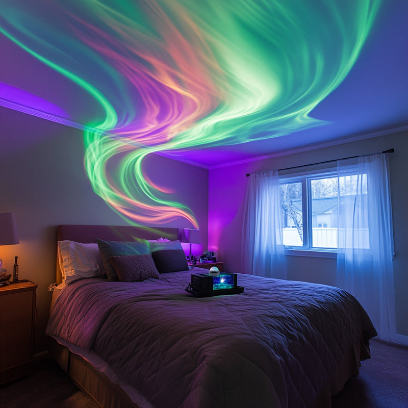 Magical Light Show Projector - Enchanting Colorful Starry Sky Effect