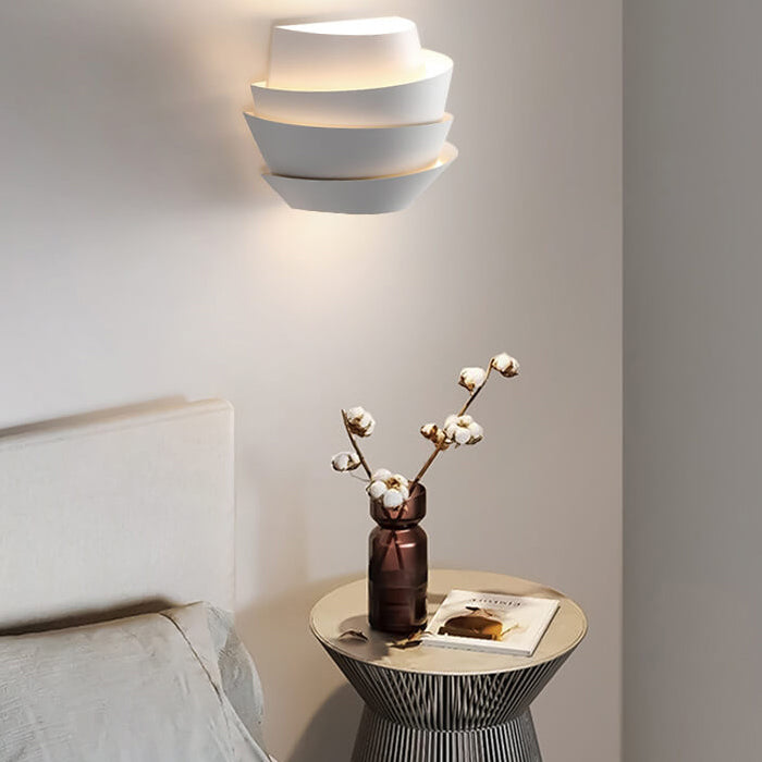 Scandinavian Wall Lamp with Double Light Points made of Iron
