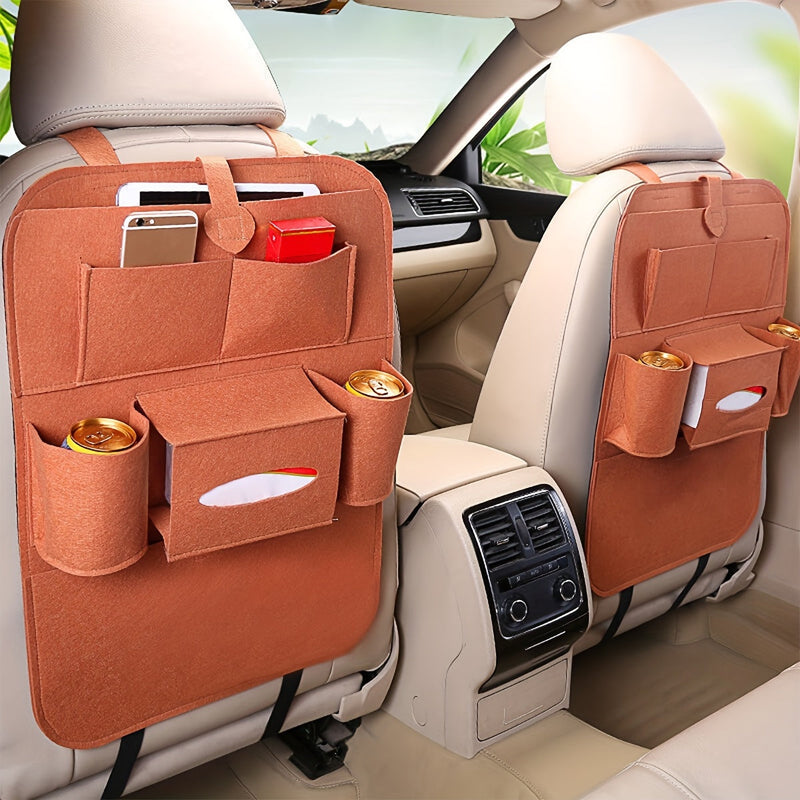 Car Seat Organiser with Storage Pockets and Tablet Holder for Back Seat