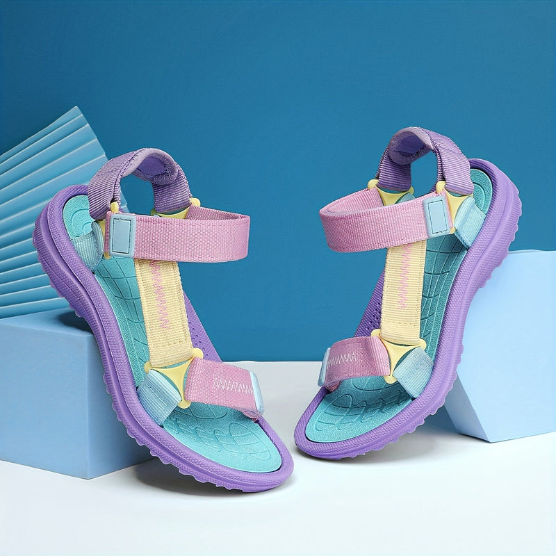 Comfortable Girls' Sandals for Kids with Adjustable Straps and Lightweight Sole