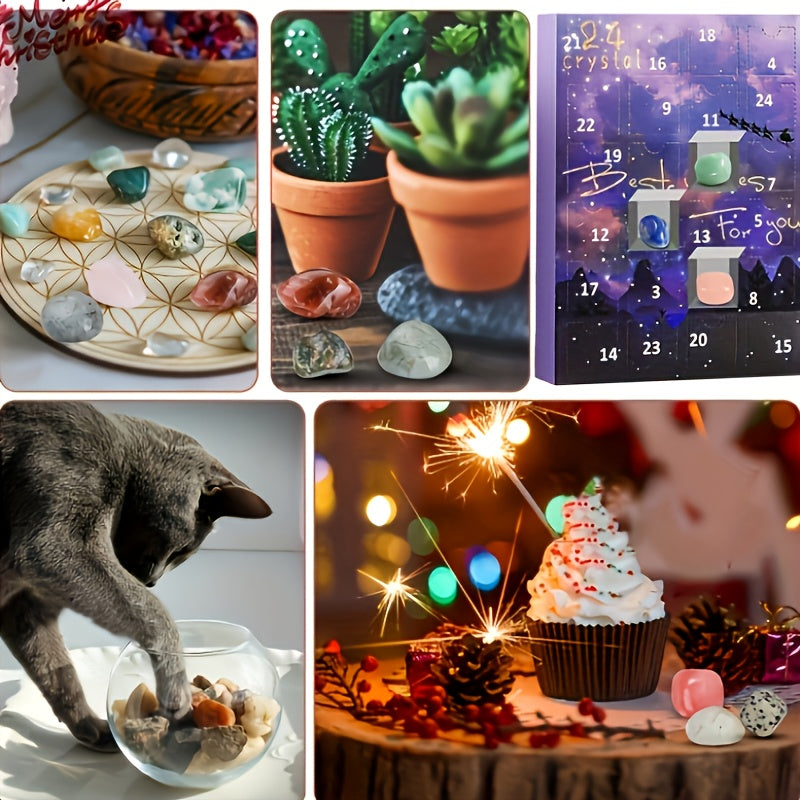 24-Day Rock & Mineral Collection Advent Calendar for Kids