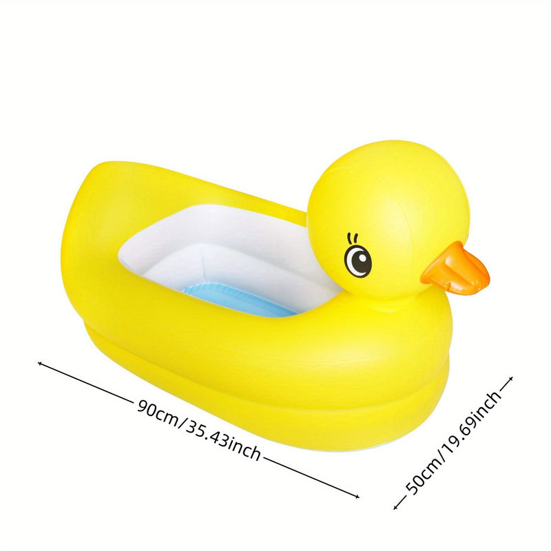 Inflatable Duck Shaped Swimming Ring for Dogs for Safe Water Fun