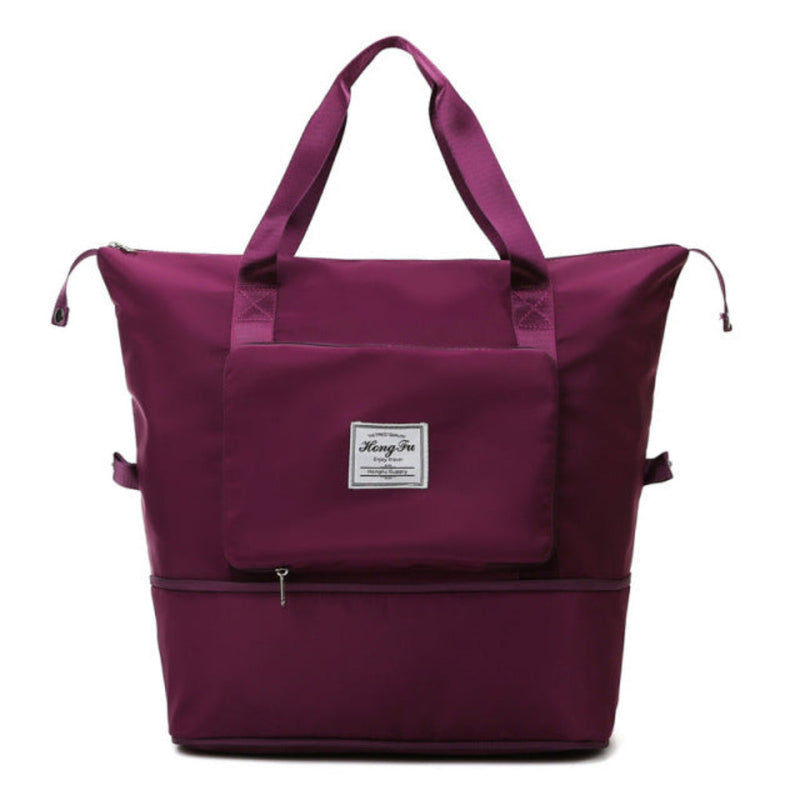 Foldable Lightweight Nylon Travel Bag with Shoulder Straps