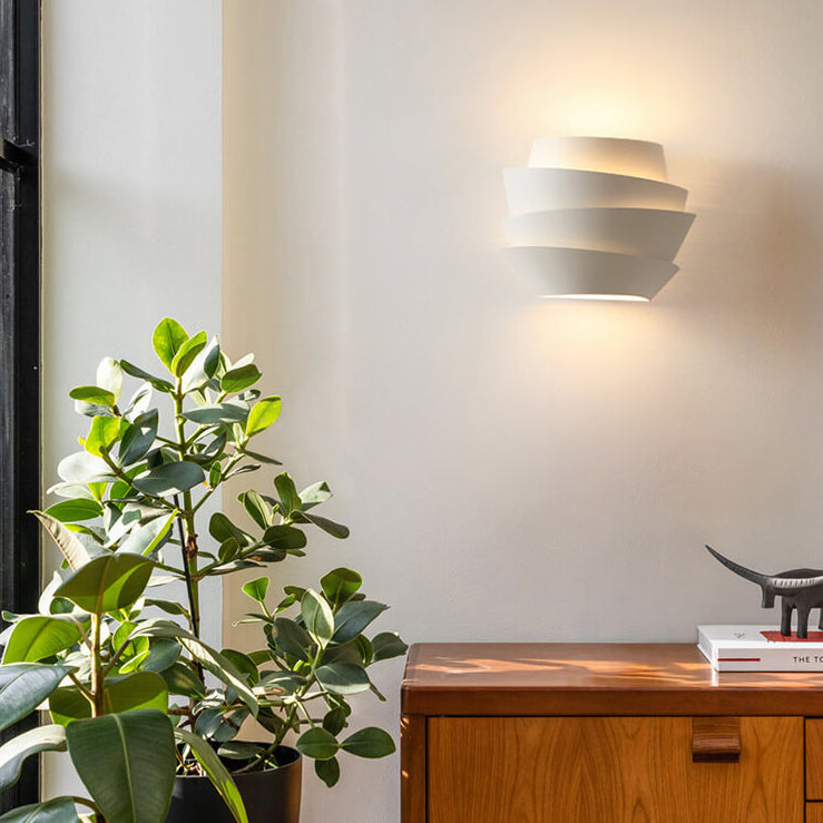 Scandinavian Wall Lamp with Double Light Points made of Iron