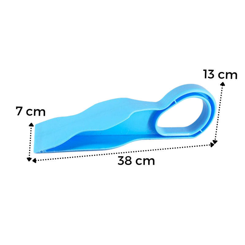 Pair of Plastic Mattress Lifting Wedges with Ergonomic Handles